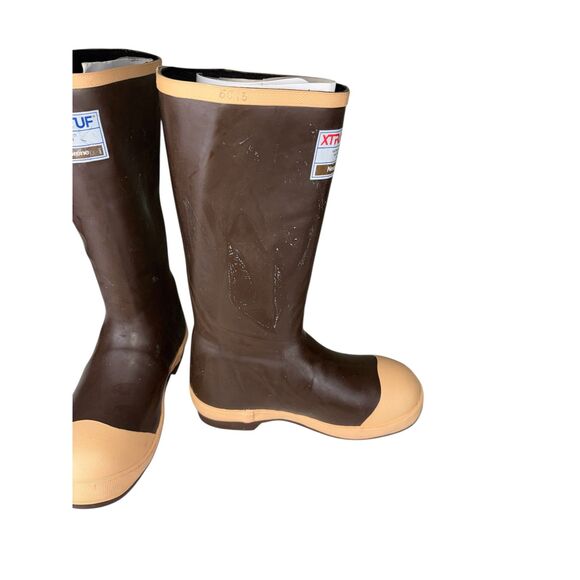 Xtratuf Men\'s 15 Inch Insulated Steel Toe Legacy Boot Brown Tan Size 7 main image 12